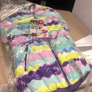 GRILS 2/piece set jacket with coordinating bib pan